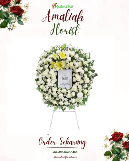Krans Bunga Duka Wedding Outdoor Bekasi
